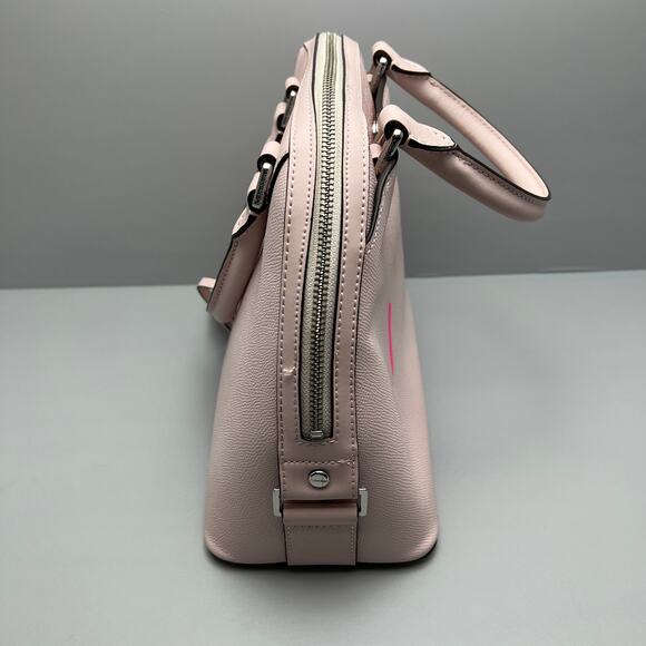 Calvin Klein Leather Light Pink Multi-Pocket Double Strap Hand Bag Purse - Picture 4 of 11